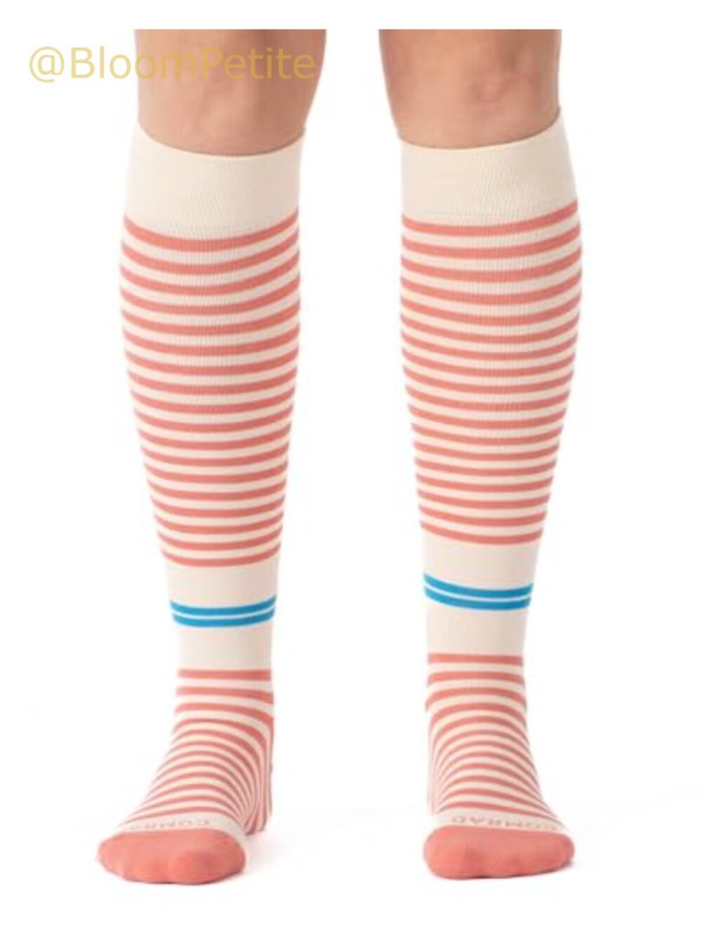 Knee High Compression Socks 15-20 mmHg Cotton Blend Unisex Support